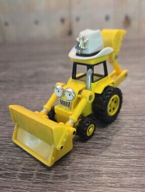 BOB THE BUILDER SHERIFF SCOOP-DIECAST LOADER AND BACKHOE-2004-MAGNET SCOOP